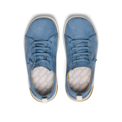 Keen Big Kids' KNX Leather Sneaker Coronet Blue/Vapor