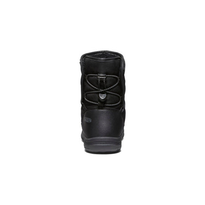 Keen Big Kids' Puffrider Waterproof Winter Boot Black/Steel Grey