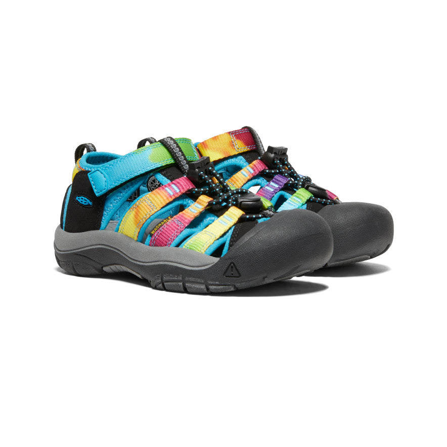 Keen Little Kids' Newport H2 Rainbow Tie Dye