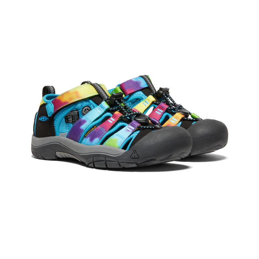 Keen Big Kids' Newport H2 Rainbow Tie Dye