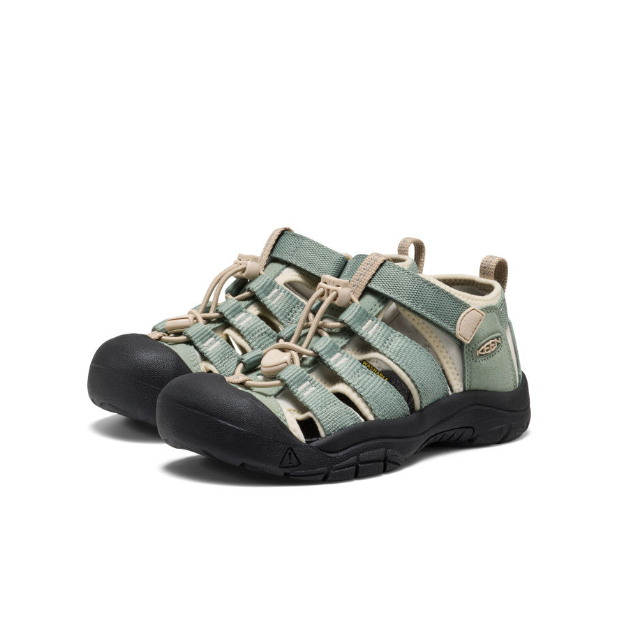 Keen Big Kids' Newport H2 Lily Pad/Black