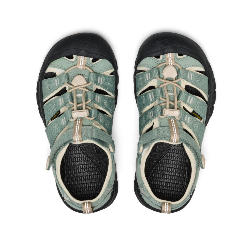 Keen Big Kids' Newport H2 Lily Pad/Black