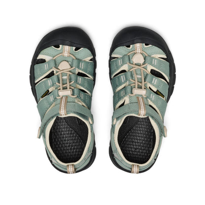 Keen Big Kids' Newport H2 Lily Pad/Black