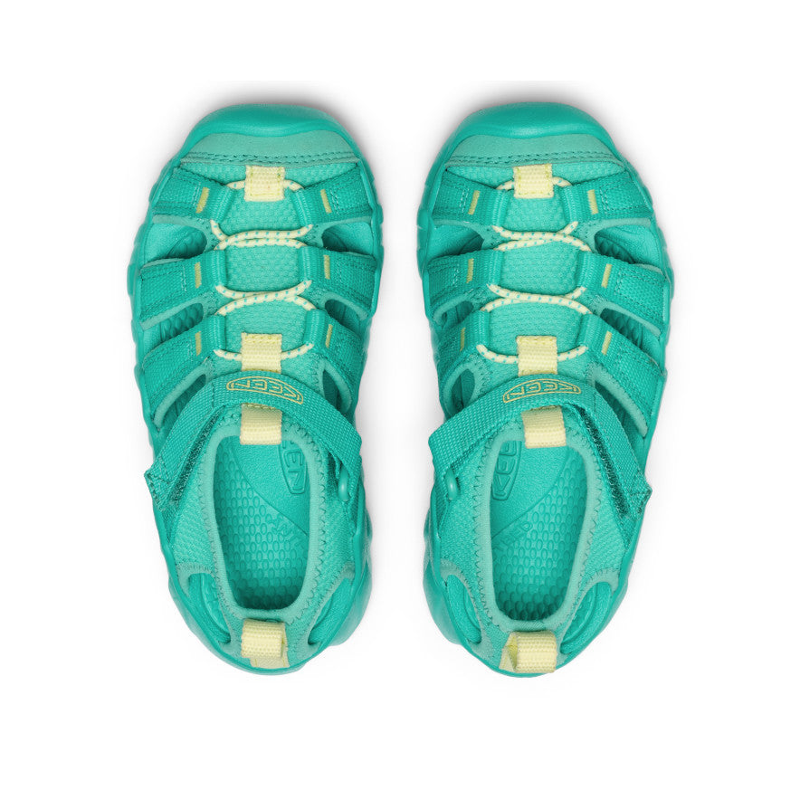 Keen Little Kids' Hyperport H2 Sandal Bright Aqua/Wax Yellow