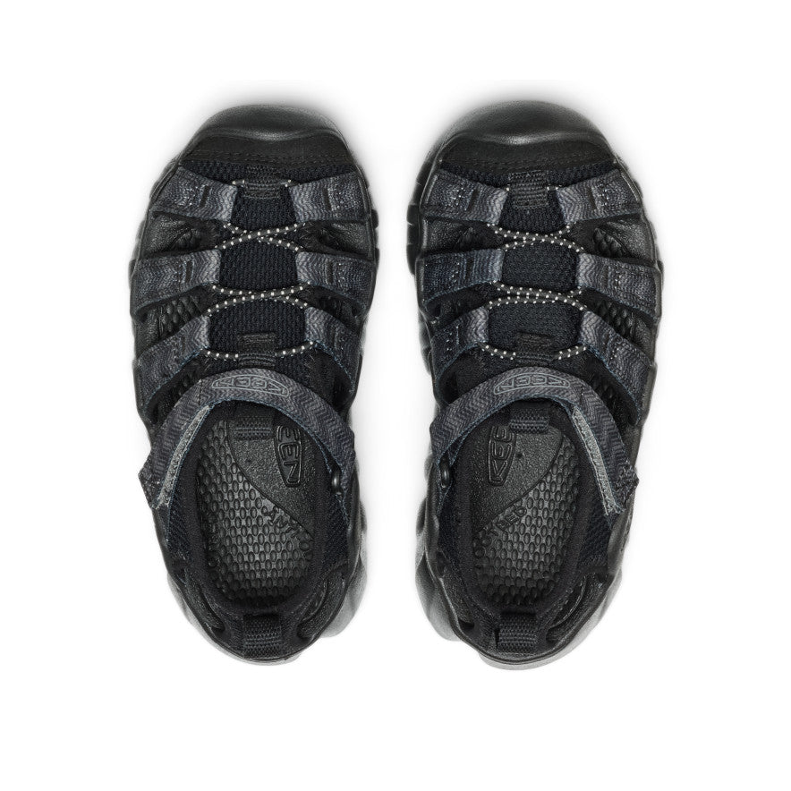 Keen Little Kids' Hyperport H2 Sandal Black/Steel Grey