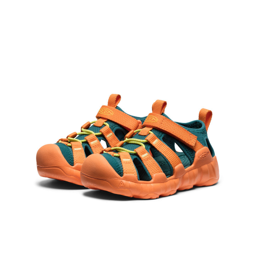 Keen Little Kids' Hyperport H2 Sandal Mediterranea/Orange Peel