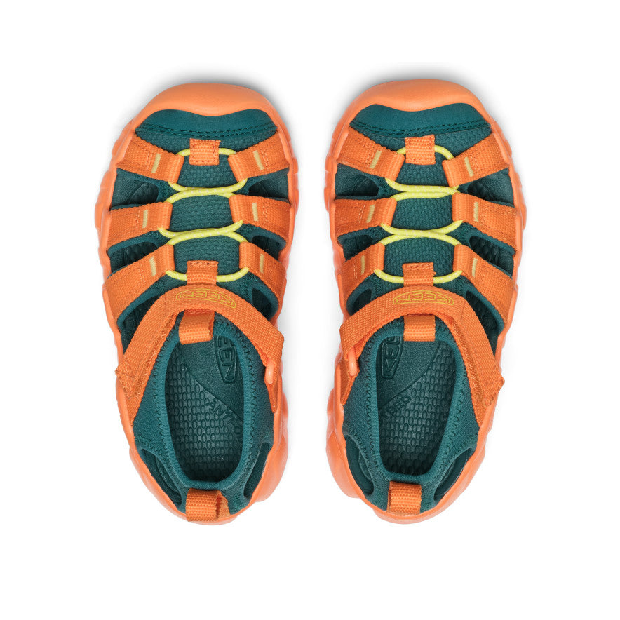 Keen Little Kids' Hyperport H2 Sandal Mediterranea/Orange Peel