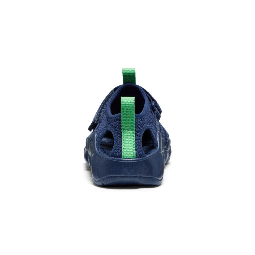 Keen Little Kids' Hyperport H2 Sandal Naval Academy/Vibrant Green