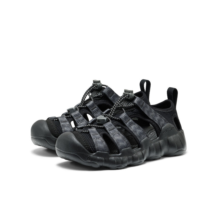 Keen Big Kids' Hyperport H2 Sandal Black/Steel Grey
