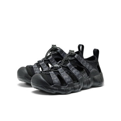 Keen Big Kids' Hyperport H2 Sandal Black/Steel Grey