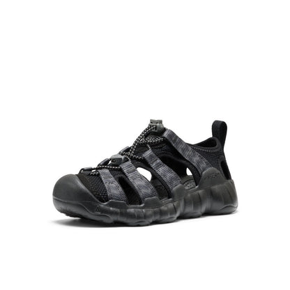Keen Big Kids' Hyperport H2 Sandal Black/Steel Grey