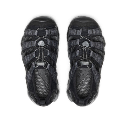 Keen Big Kids' Hyperport H2 Sandal Black/Steel Grey