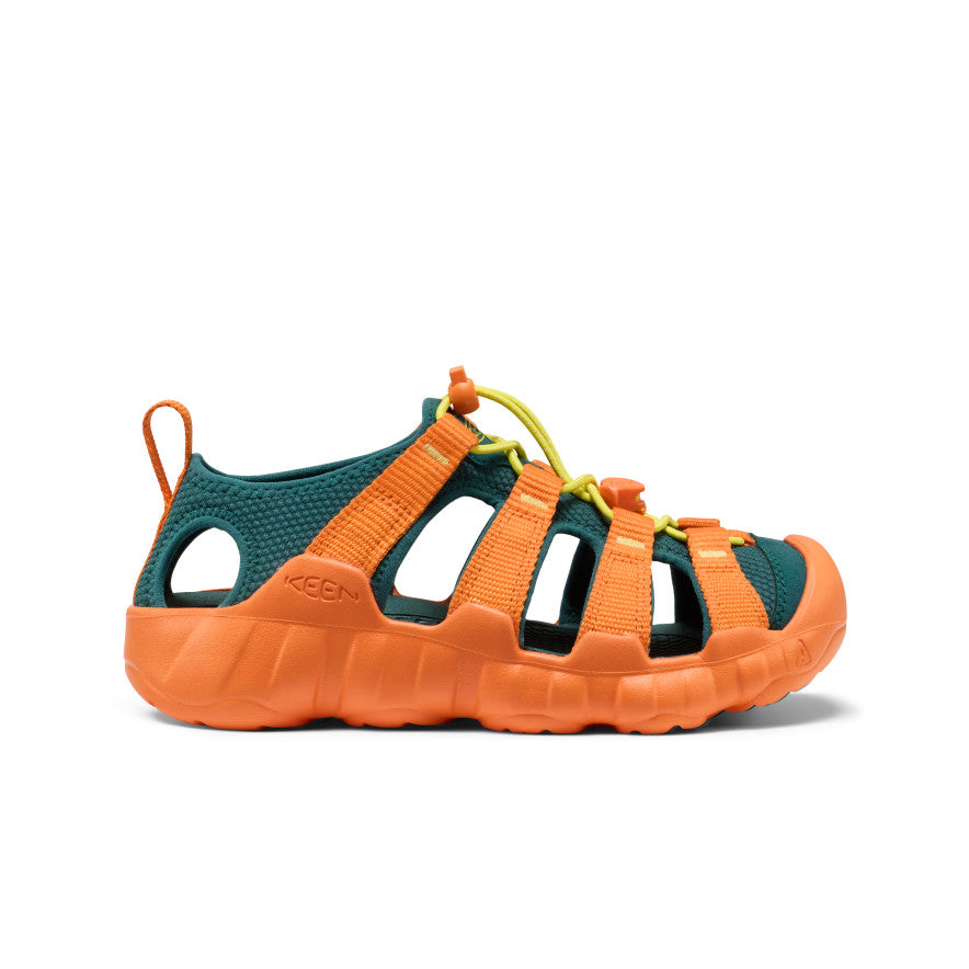 Keen Big Kids' Hyperport H2 Sandal Mediterranea/Orange Peel