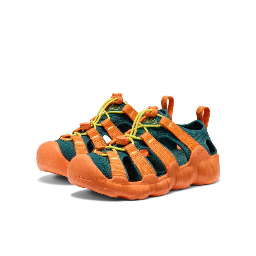Keen Big Kids' Hyperport H2 Sandal Mediterranea/Orange Peel