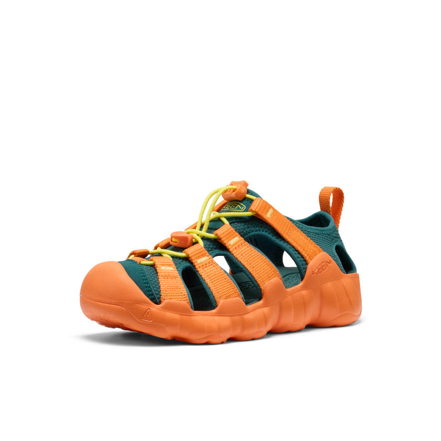 Keen Big Kids' Hyperport H2 Sandal Mediterranea/Orange Peel
