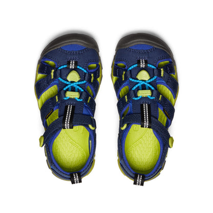 Keen Little Kids' Seacamp II CNX Naval Academy/Chartreuse