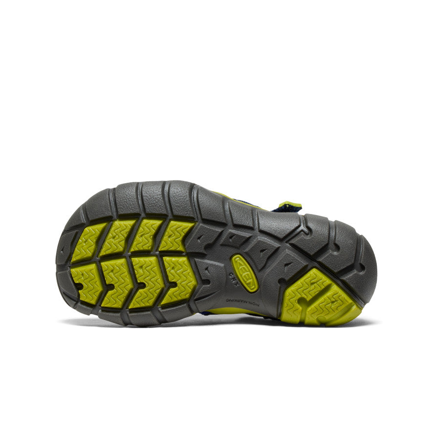 Keen Little Kids' Seacamp II CNX Naval Academy/Chartreuse