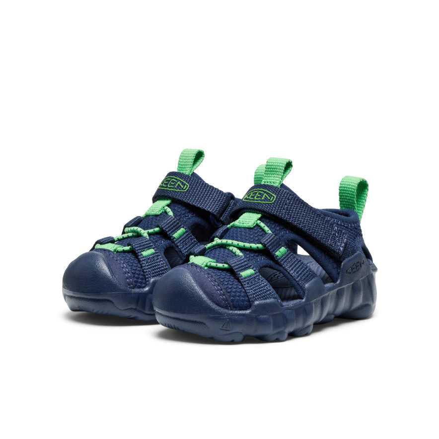 Keen Toddlers' Hyperport H2 Sandal Naval Academy/Vibrant Green