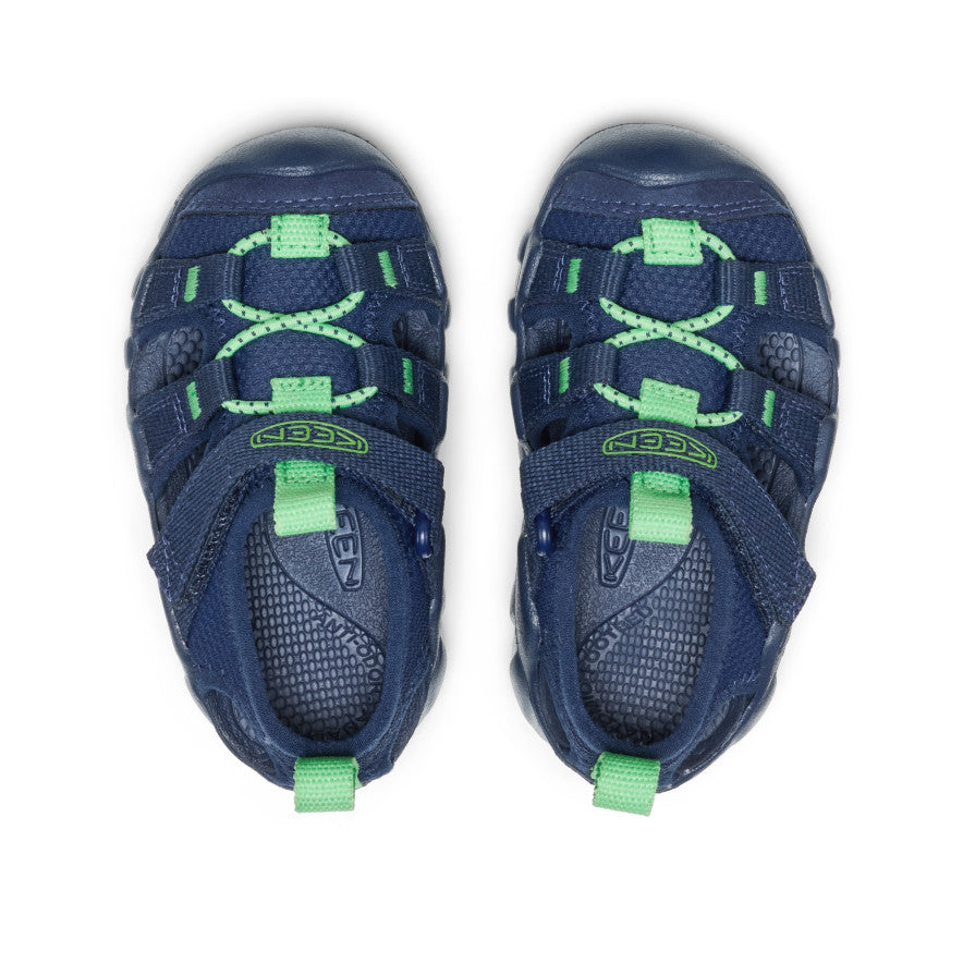 Keen Toddlers' Hyperport H2 Sandal Naval Academy/Vibrant Green