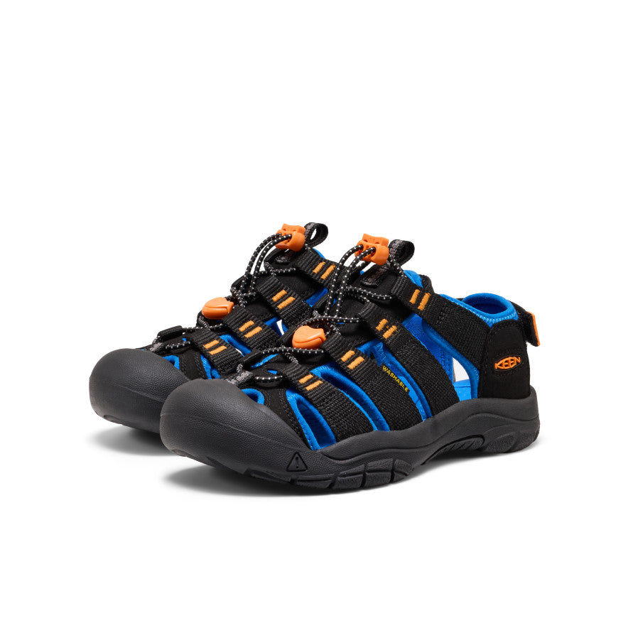 Keen Big Kids' Newport Boundless Sandal Black/Precious Blue
