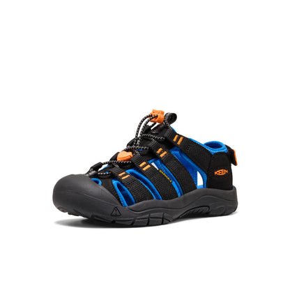 Keen Big Kids' Newport Boundless Sandal Black/Precious Blue