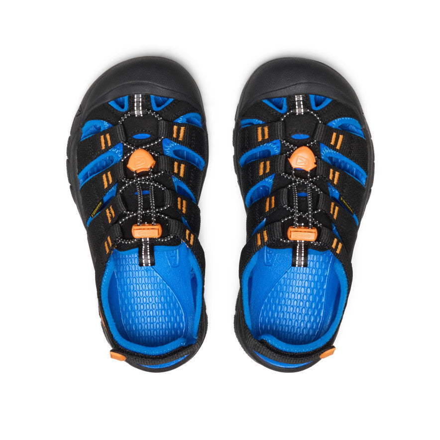 Keen Big Kids' Newport Boundless Sandal Black/Precious Blue