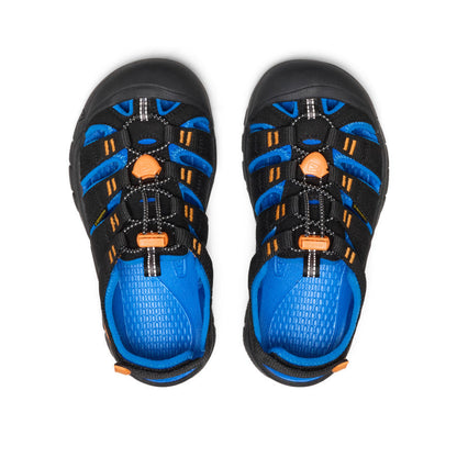 Keen Big Kids' Newport Boundless Sandal Black/Precious Blue