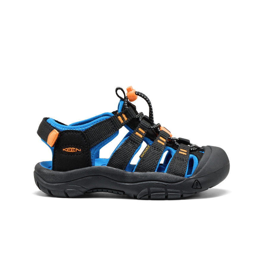 Keen Little Kids' Newport Boundless Sandal Black/Precious Blue