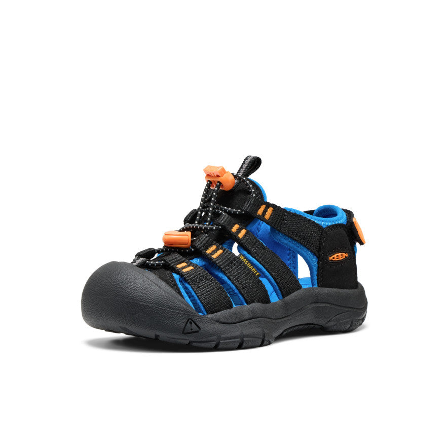 Keen Little Kids' Newport Boundless Sandal Black/Precious Blue