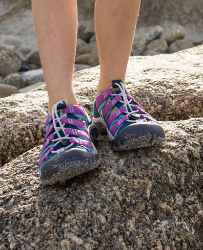 Keen Little Kids' Newport Boundless Sandal Black/Precious Blue