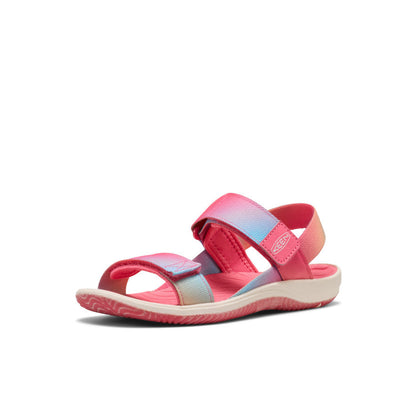 Keen Big Kids' Elle Backstrap Ombre Pink Lemonade