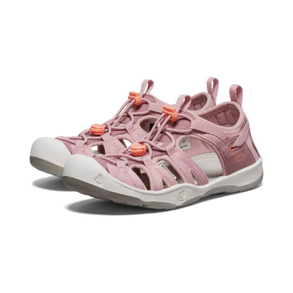 Keen Big Kids' Moxie Sandal Nostalgia Rose/Papaya Punch