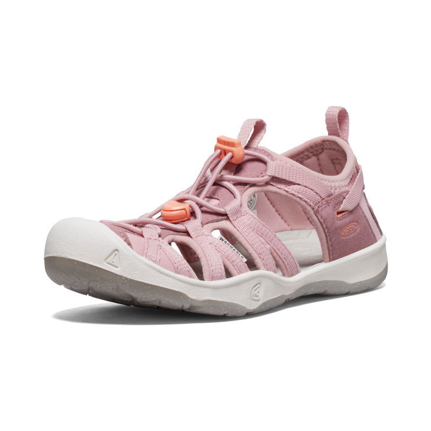 Keen Big Kids' Moxie Sandal Nostalgia Rose/Papaya Punch