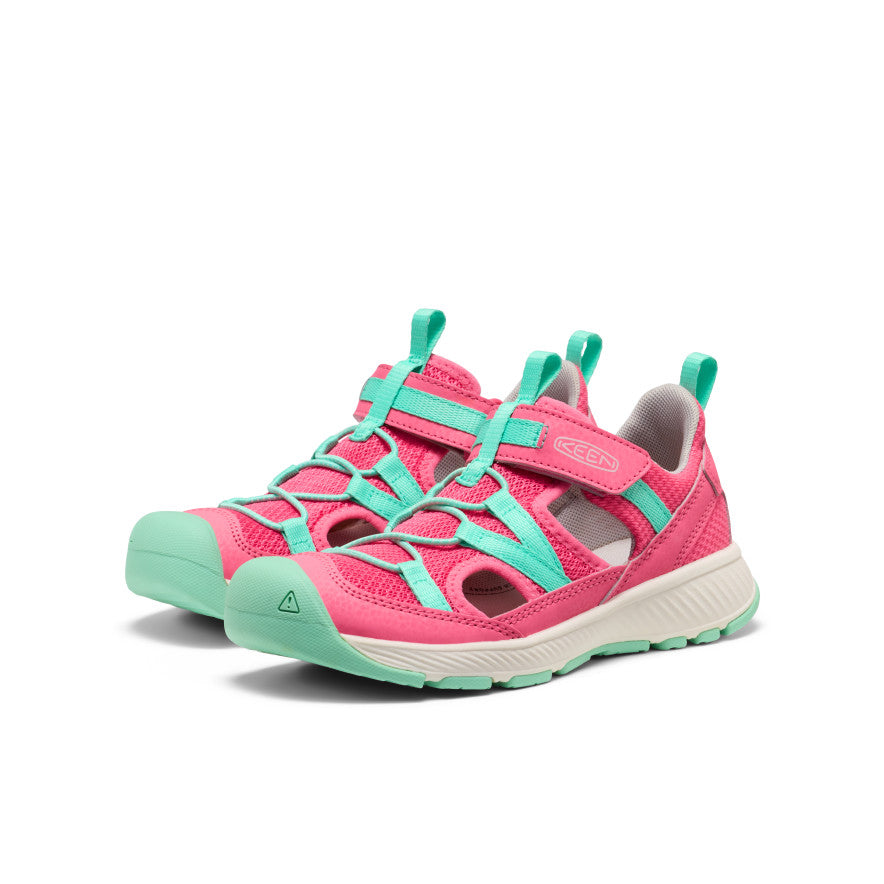 Keen Big Kids' Motozoa Sandal Pink Lemonade/Cabbage