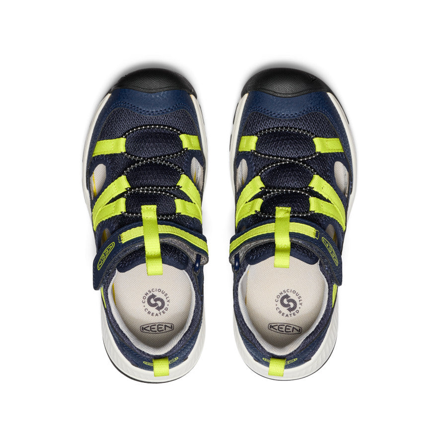 Keen Big Kids' Motozoa Sandal Naval Academy/Evening Primrose