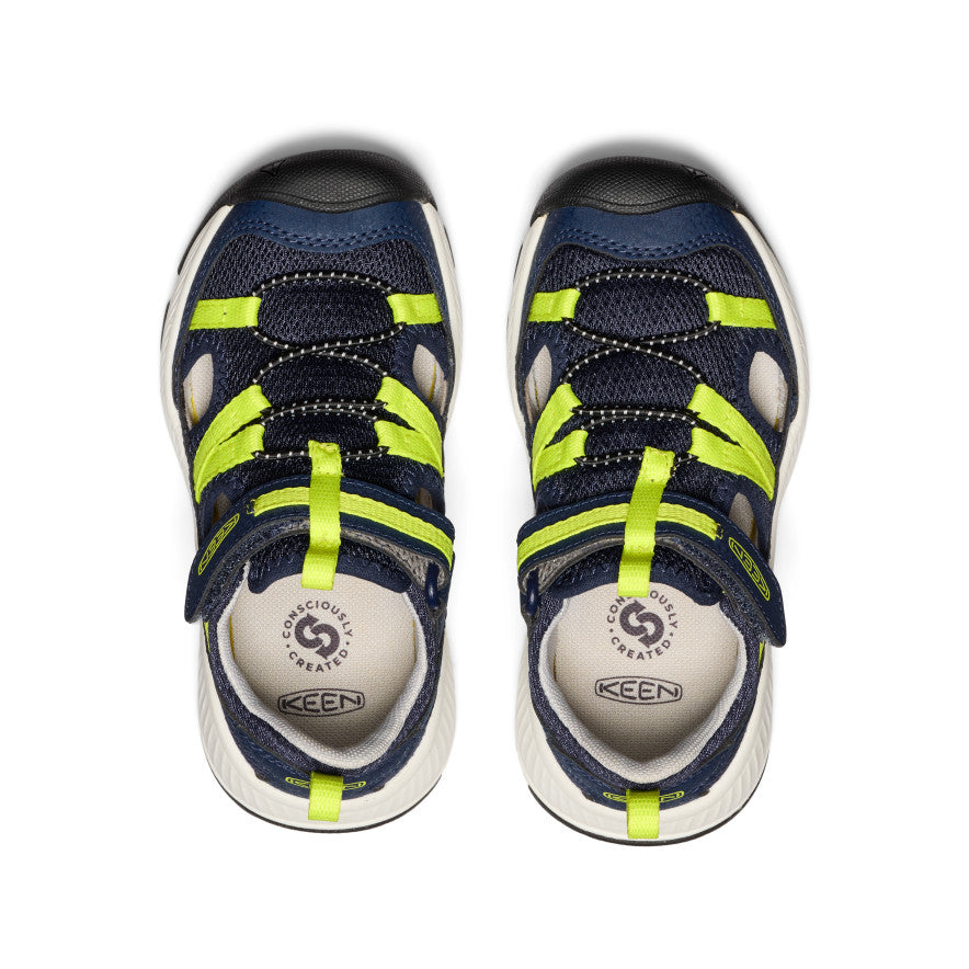 Keen Little Kids' Motozoa Sandal Naval Academy/Evening Primrose