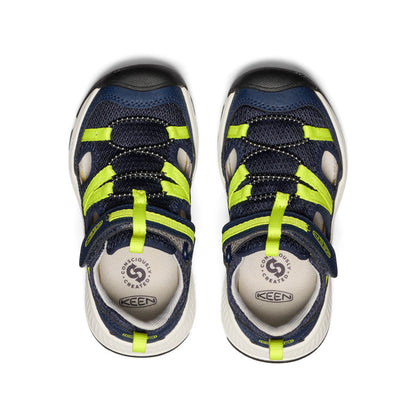 Keen Little Kids' Motozoa Sandal Naval Academy/Evening Primrose