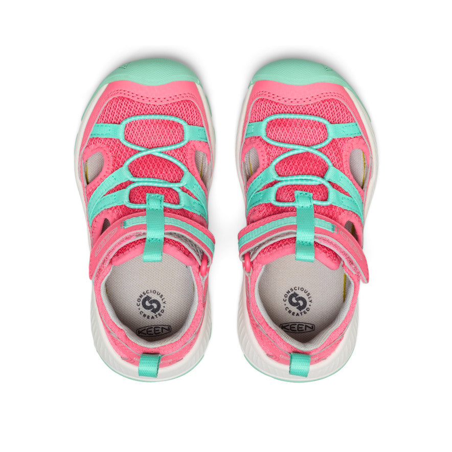 Keen Little Kids' Motozoa Sandal Pink Lemonade/Cabbage