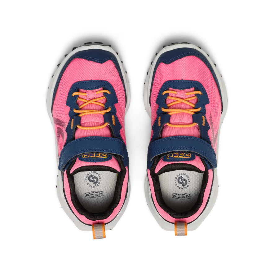Keen Little Kids' Zionic Waterproof Shoe Naval Academy/Pink Lemonade