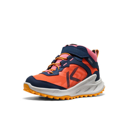 Keen Little Kids' Zionic Waterproof Hiker Naval Academy/Nasturtium
