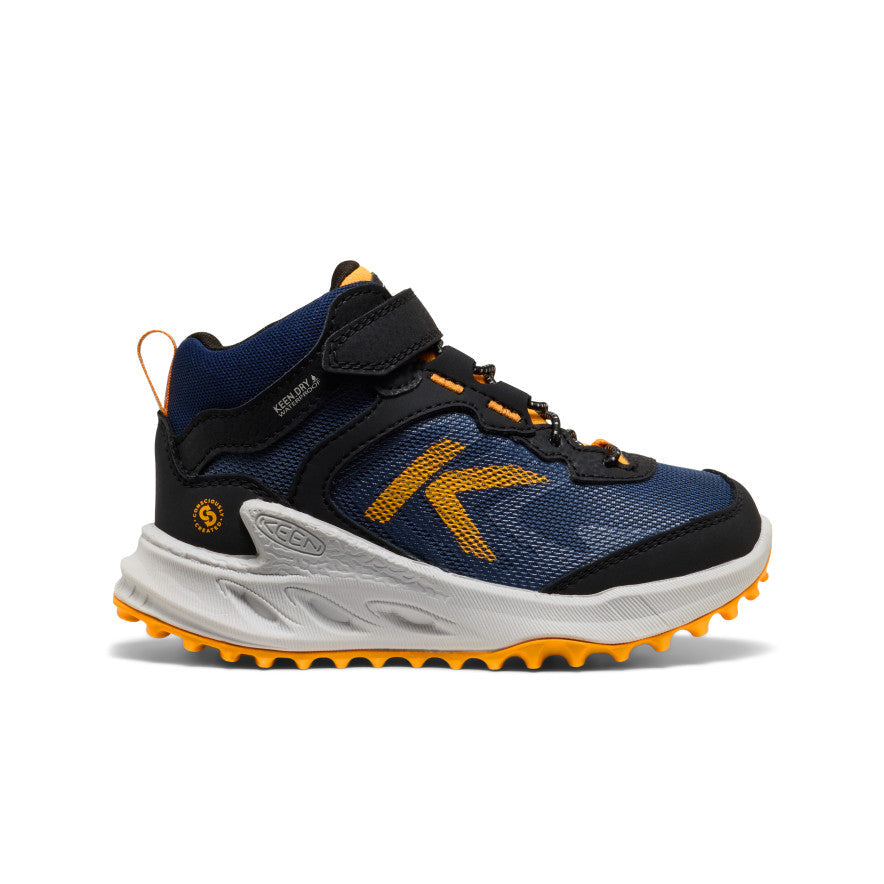 Keen Little Kids' Zionic Waterproof Boot Naval Academy/Bright Marigold