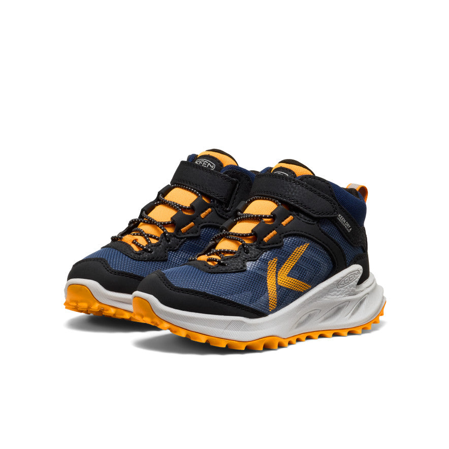 Keen Little Kids' Zionic Waterproof Boot Naval Academy/Bright Marigold