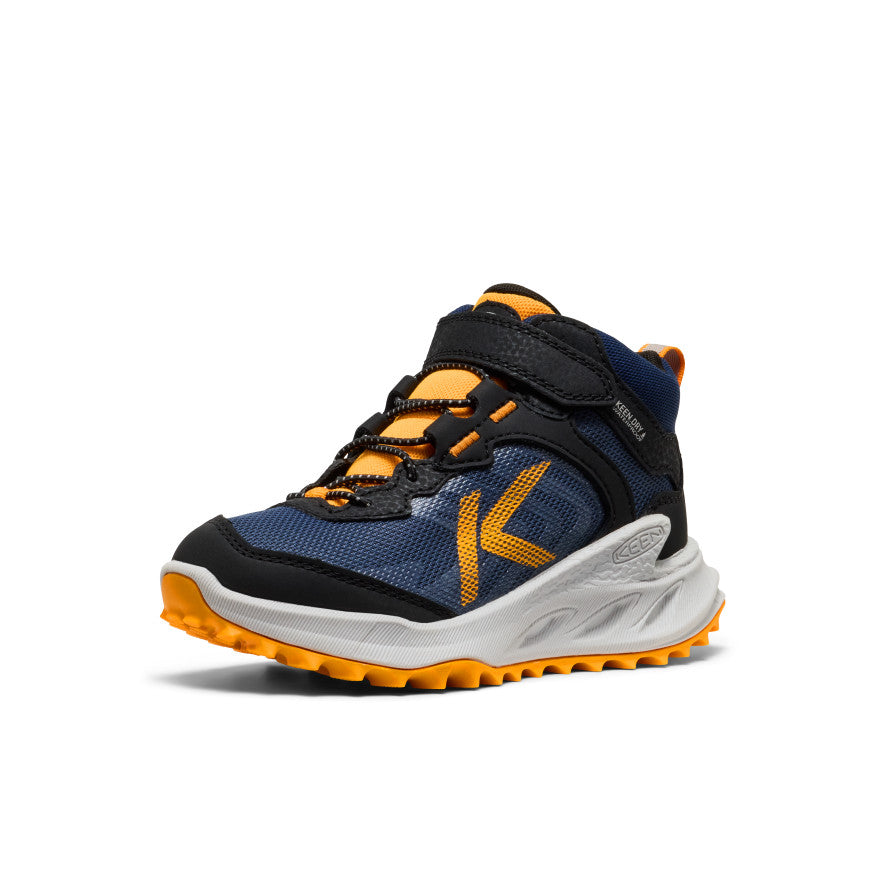 Keen Little Kids' Zionic Waterproof Boot Naval Academy/Bright Marigold