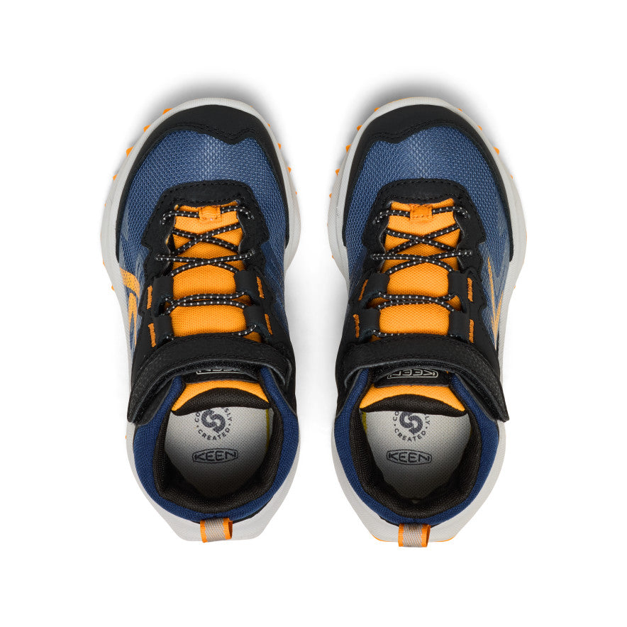Keen Little Kids' Zionic Waterproof Boot Naval Academy/Bright Marigold
