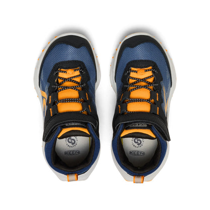 Keen Little Kids' Zionic Waterproof Boot Naval Academy/Bright Marigold